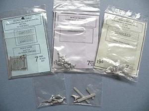 5 Packs Duncan White Metal 7mm Scale O Gauge Rabbits Seagulls Pheasants Gate etc - Picture 1 of 1