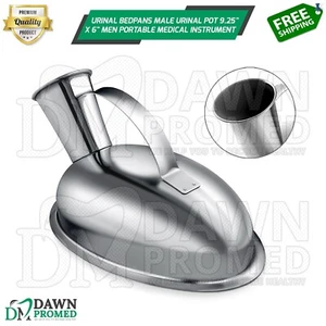 Urinal Bedpans Male Urinals Pot 9.25" x 6" Men Portable Medical Instruments - Picture 1 of 8