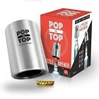 PoptheTop Automatic Beer Bottle Opener  Stainless - Great gift - Bottle cap
