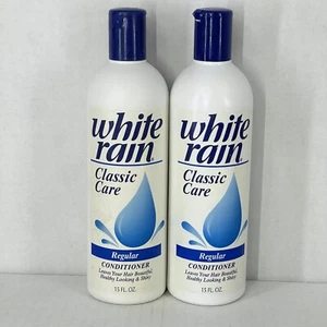 White Rain Vintage Conditioner Regular Hair Formula 15 Oz 1997 Lot of 2 READ - Picture 1 of 11