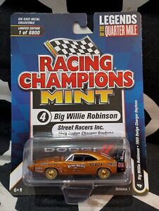 Racing Champions Mint Gold Strike Big Willie Robinson 1969 Dodge Charger Daytona