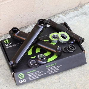 SALT REVO 3 PC CRANKS W/ MID BOTTOM BRACKET BLACK FIT KINK CULT MISSION SUNDAY - Picture 1 of 2