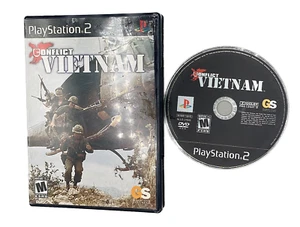 Conflict Vietnam (2004), Playstation 2 PS2 Game, Global Star Software, NO Manual - Picture 1 of 4