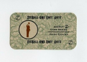 #TN10478 JOCKO CONLAN Zeeball One Unit Ante Card