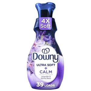 Downy Ultra Soft Fabric Softener Liquid, Calm, Lavender and Vanilla Bean, 26 fl - Picture 1 of 8