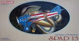 Dragon 5902 1:48 Knights of the Sky: Spad 13 Biplane (Re-Issue) Airplane Kit