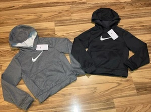 Nike Boys NEW Small 8 Sweatshirts Hoodies Lot Therma Fit Gray BNWT - Picture 1 of 5