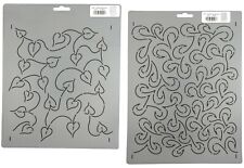 Stencil Quilting Leaf and Paisley Quilt Patterns Background Stencils Templates