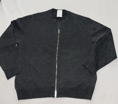 CÁRDIGAN DE PUNTO FINO ESTILO BOMBER SLIM FIT H&M TALLA GRANDE Foto 1 de 4