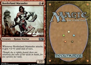 Magic the Gathering -MTG-Borderland Marauder Foil - Picture 1 of 1