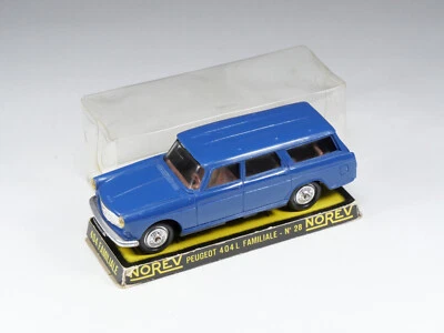 NOREV - 28 - Peugeot 404 L Familiale - Bleu nuit - En boite - Photo 1/4