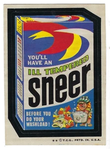 Topps Wacky Packages 1974 6th Series detergente Neer casi nuevo - Imagen 1 de 1