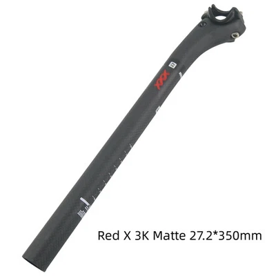 Mountain Bicycle Seatpost Carbon 25.4/27.2/31.6mm Offset 25mm Bike Seat Post - Image 1 of 4