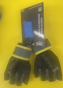 Everlast 1200030 Cardio Kickboxing Fitness Gloves Black/Yellow Size L/XL - Picture 1 of 3
