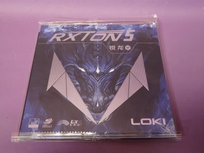 LOKI RXTON 5 schwarz in MAX TT Belag Tischtennis Tischtennisbelag Neu / OVP - Bild 1 von 2