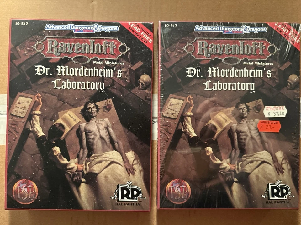 AD&D Dr. Mordenheim‘s Laboratory Ravenloft Ral Partha 10-517 TSR Miniaturen - Bild 1 von 4