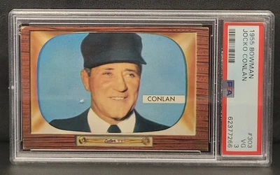 1955 Bowman Jocko Conlan #303 PSA 3 Very Good - Image 1 of 2