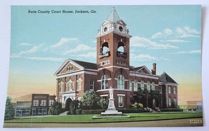 VTG 1942 JACKSON GA PC BUTTS COUNTY COURT HOUSE Teich Archives MINT - Picture 1 of 2