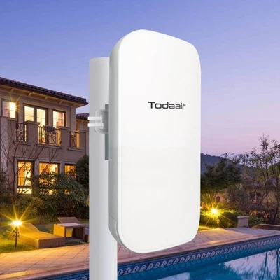 Outdoor WiFi Extender，WiFi Booster | Repeater & AP Mode｜IP65 Weatherproof | U... - Image 1 of 4