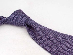 Neu ohne Etikett Brooks Brothers 346 Seidenkrawatte lila mikrokariert Herren Designer Krawatte USA - Bild 1 von 5