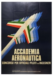 Recruitment Poster Academia Aeronautica Airforce Academy Military - Picture 1 of 1