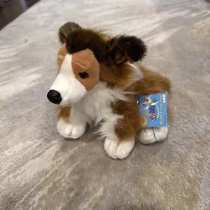 Ganz Webkins Plush Collie HM 149 Dog Brown White Stuffed Assume Code Was Used - Picture 1 of 10