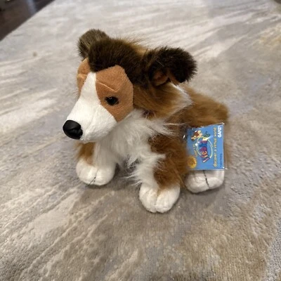 Ganz Webkins Plush Collie HM 149 Dog Brown White Stuffed Assume Code Was Used - Image 1 of 4
