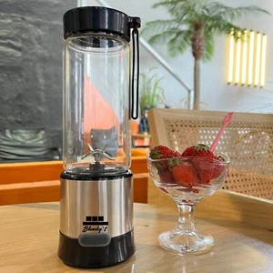 Blendy't -450ml USB Tragbarer Saftmixer Smoothie Entsafter Mini Entsafter Shaker - Bild 1 von 12