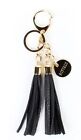 100 Genuine leather Double Tassel Key chain Womens Handbag Accessories Ornament