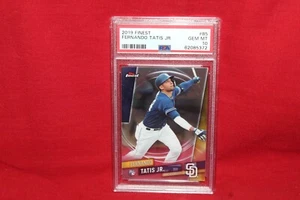 2019 Topps Finest Fernando Tatis Rookie Rc# 85 San Diego Padres PSA 10 - Picture 1 of 2