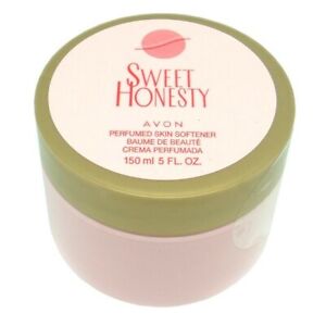Avon Sweet Honesty Perfumed Skin Softener Cream Jar 5 oz