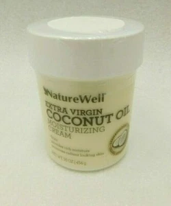 NatureWell Extra Virgin Coconut Oil Moisturizing Cream, 16 oz - Picture 1 of 2