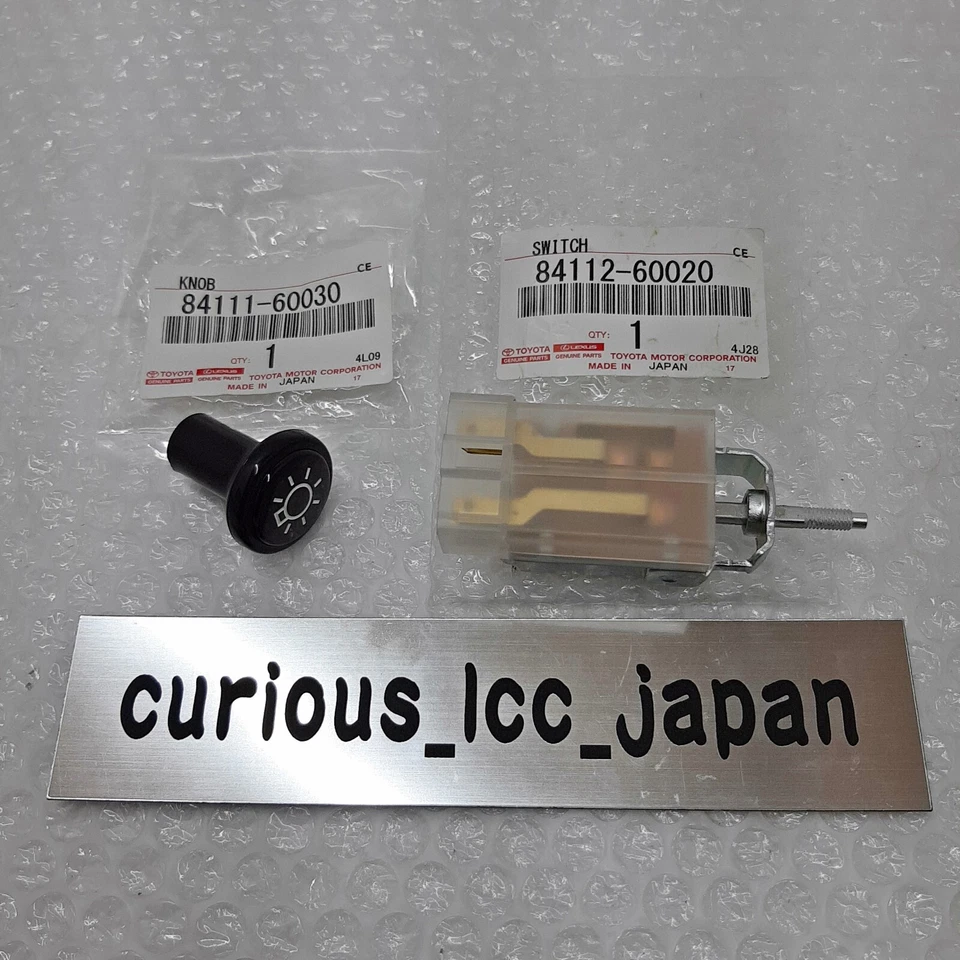 TOYOTA LAND CRUISER BJ42 FJ40 BJ70 HJ47 BJ42 Headlight Control Switch & OEM Knob - Изображение 1 из 4