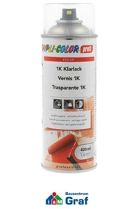 DUPLI-COLOR barniz transparente profesional 1K brillo seda resistente a los rayos UV 400 ml / #87000158 - Imagen 1 de 1