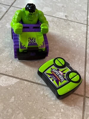 Hulk Tank Marvel Super Hero Adventures 2.4 GHz Radio Remote Control Tested Works - Image 1 of 2