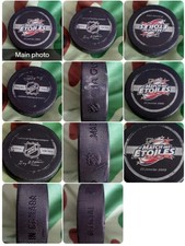 2009 LNH NHL MATCH DES ETOLES MONTREAL CANADIENS GAME PUCK SHER-WOOD MADE = 🇨🇦