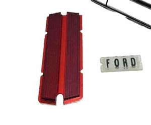 FORD FALCON XT GT GRILL CHROME BADGE RED INSERT ONLY NEW - Bild 1 von 3