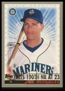 2000 Topps #479c Alex Rodríguez Seattle Mariners - Imagen 1 de 1