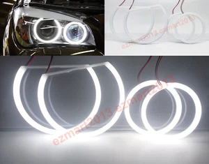 for BMW X5 E70 07-2013 Xenon headlight LED halo ring DRL angel eye lamp white - Picture 1 of 16
