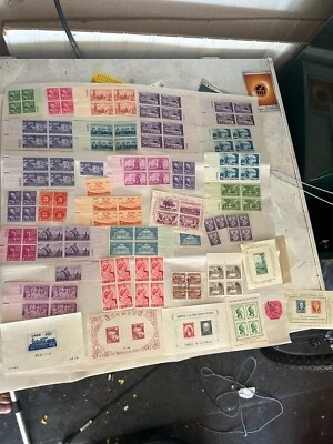 vintage postage stamps unused - Image 1 of 4