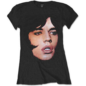 Ladies Mick Jagger The Rolling Stones Rock Official Tee T-Shirt Womens Girls