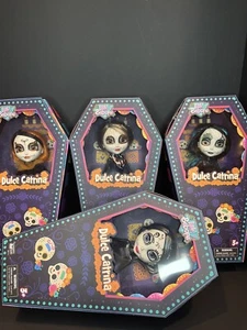 Little Bebops Dulce Catrina Día de Muertos Halloween Juego de Cuatro (4) NISB - Imagen 1 de 5