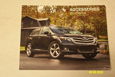 Folleto de accesorios Toyota Venza 2014  Foto 1 de 2