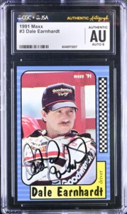 1991 Maxx Dale Earnhardt Aurograph Auto JSA CGC - Picture 1 of 1