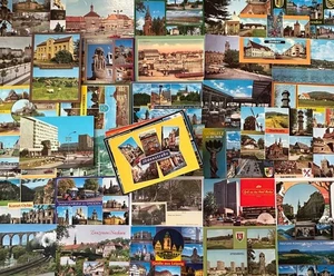 Lot/Convolute 100 Ak Postcards GDR Germany Colourful From 1950 - Picture 1 of 1