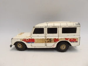 CORGI TRONICS LAND ROVER 109WB VINTAGE TOY DIE CAST POLICE WAGON CAR - Picture 1 of 8