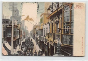 Perú - LIMA - Calle Mantas - LA POSTAL ESTÁ DADA - Ed. Eduardo Polack - Imagen 1 de 2