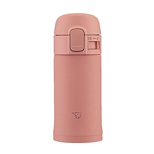ZOJIRUSHI Isolierflasche SM-WP24-PM – Vintage Pink, Mit Weiter Öffnung