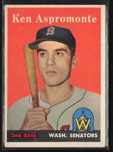 1958 Topps #405 Ken Aspromonte (GD-VG) (Print Line) - Picture 1 of 2