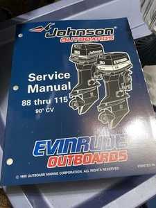 OMC Johnson/Evinrude 88 HP Thru 115 HP 90' CV Service Manual 1995. 507126 - Picture 1 of 1